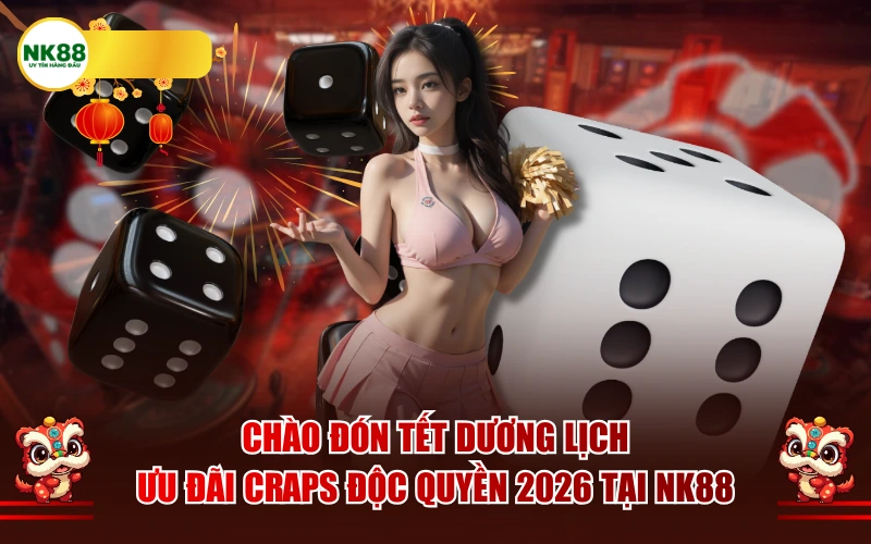 Chào đón Tết Dương Lịch: Ưu đãi Craps độc quyền 2026 tại NK88