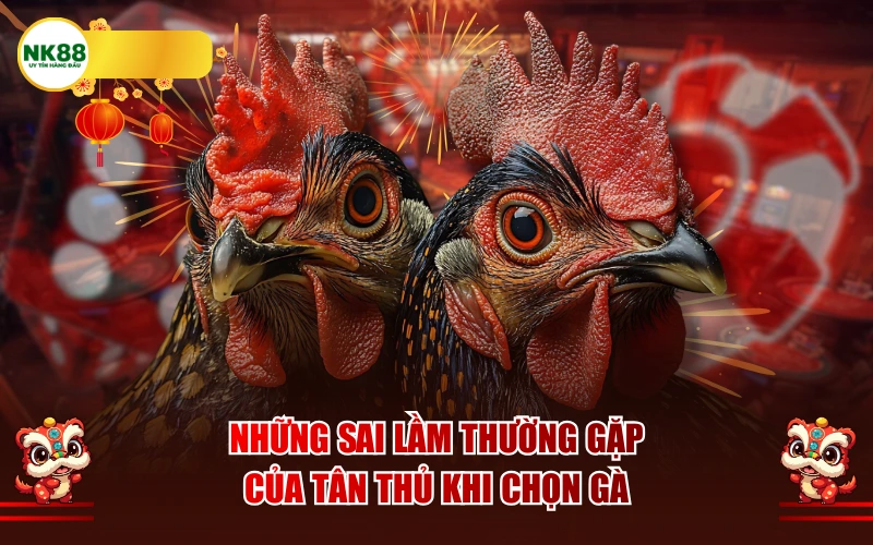 Những sai lầm thường gặp của tân thủ khi chọn gà