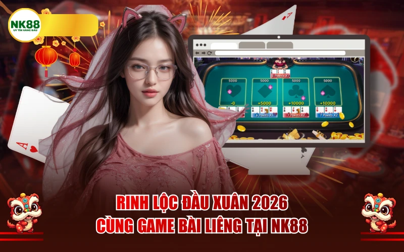 Rinh lộc đầu xuân 2026 cùng game bài Liêng tại NK88