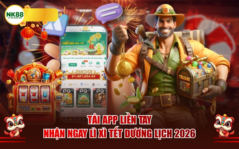 Tải App liền tay - Nhận ngay Lì xì Tết Dương Lịch 2026