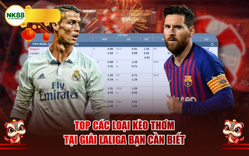 Top các loại kèo thơm tại giải LaLiga bạn cần biết